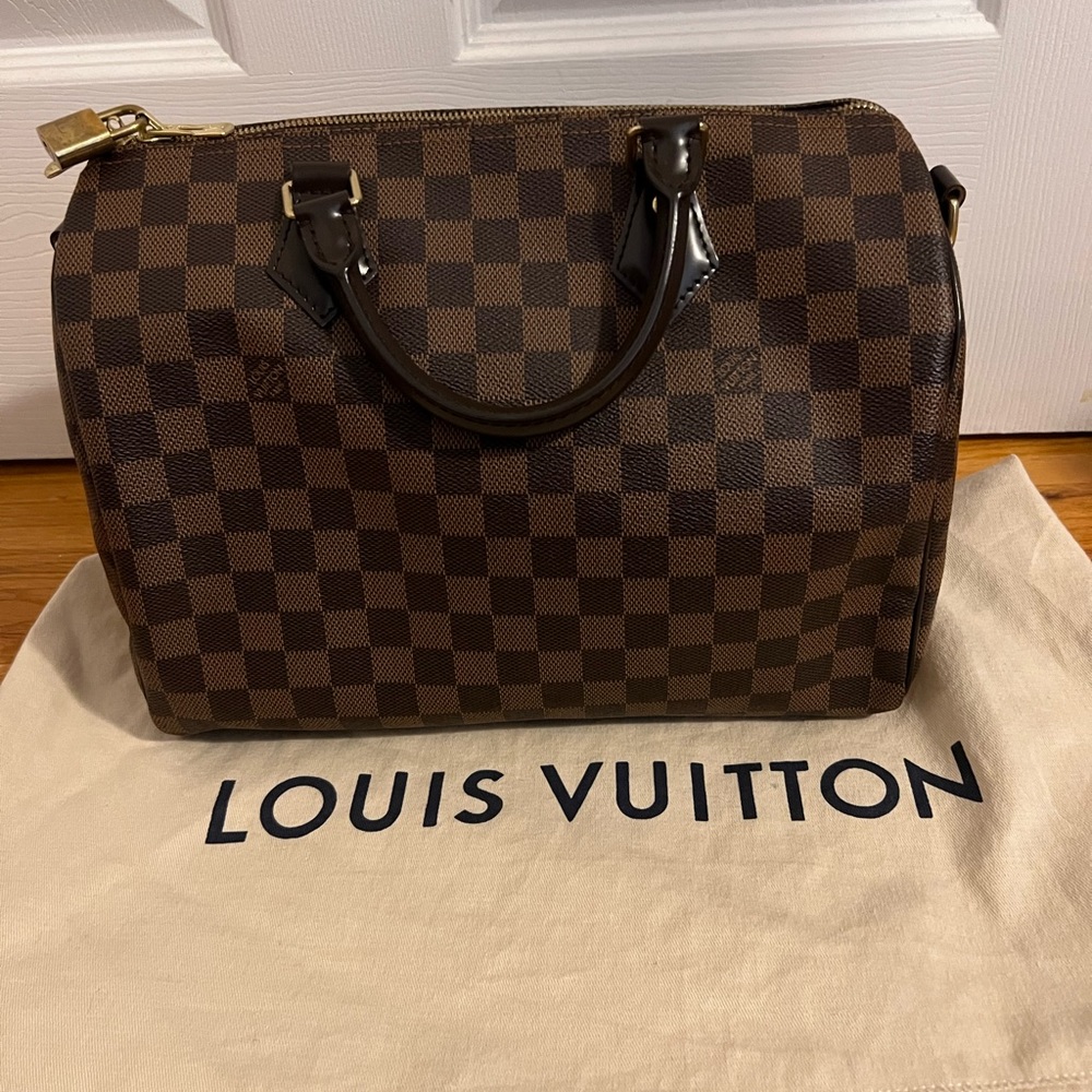 Louis Vuitton Speedy Bandouliere 30 Damier Ebene